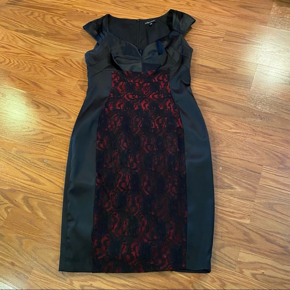 Vintage Y2K Lace Satin Slip Dress Lingerie Dress Cap Sleeve Sweetheart Dress - Picture 4 of 12